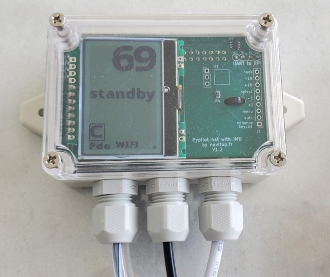Simple Pypilot computer by NaviTop with waterproof enclosure, ready to run