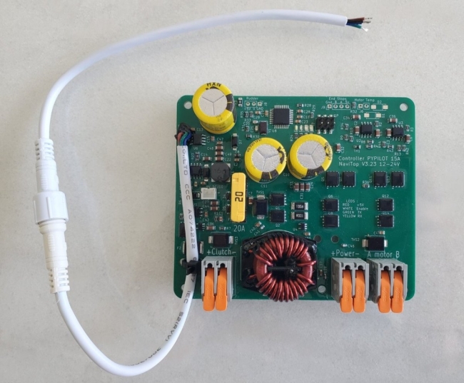 PC15 - €105 (+20% VAT) - Pypilot motor controller 12-24V 15A with clutch by NaviTop, without case