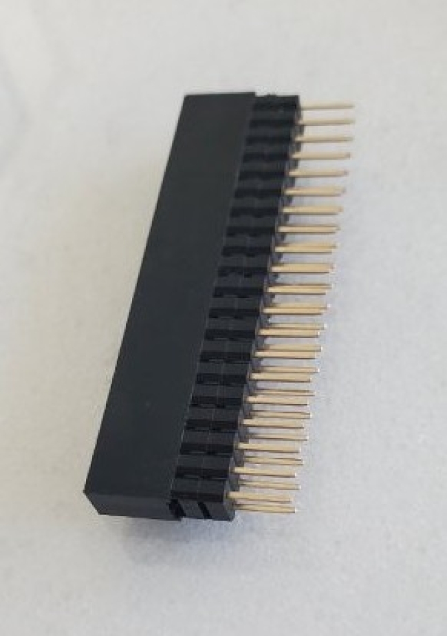 GPIO spacer to raise the HAT with a large Pi