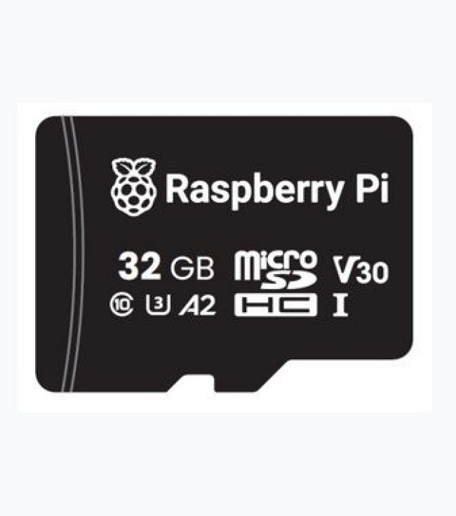SDRP - €20 (+20% VAT) - Replace the standard microSD card with an official Raspberry Pi 32GB V30 A2 card 
